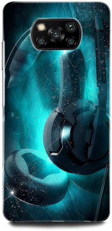 ORBIQE Back Cover for POCO X3  (Black, Green, Shock Proof, Pack of: 1)