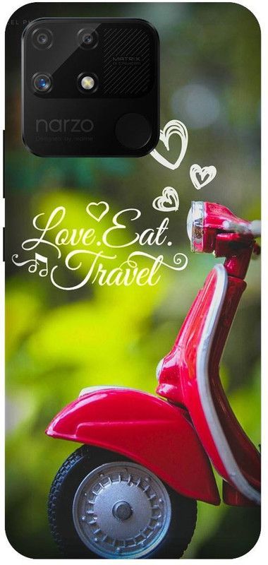UMPRINT Back Cover for Realme Narzo 50A,RMX3430 Scooter Teninch Terrore Printed Back Cover  (Multicolor, Shock Proof, Pack of: 1)