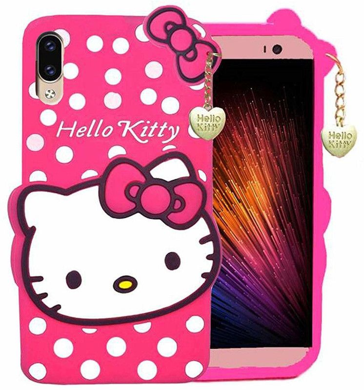 ClickAway Back Cover for Vivo V11 Pro Premium Hello Kitty Cute Case For Girls/Women | All Side Protection  (Pink, Grip Case, Pack of: 1)