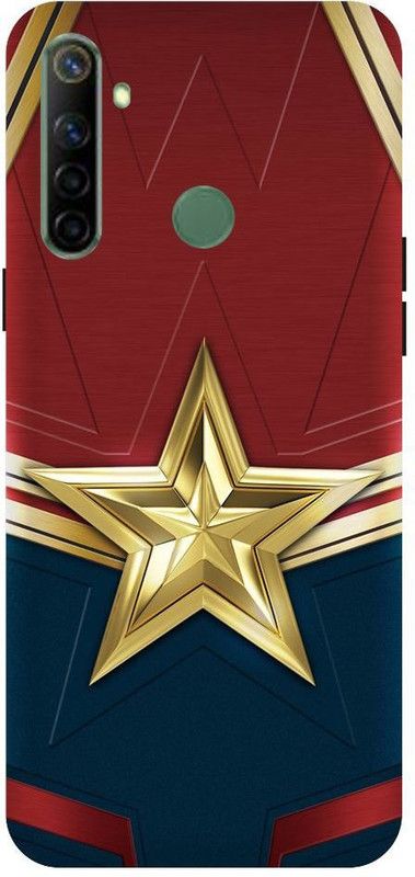 URCHIN Back Cover for Realme5s captain Marvel, Movie, Marvel comics, superhero, Avengeres  (Multicolor, Shock Proof, Pack of: 1)
