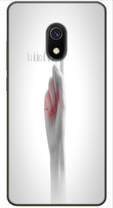 HEXAcase Back Cover for Redmi 8A  (Multicolor, Anti-radiation, Silicon, Pack of: 1)
