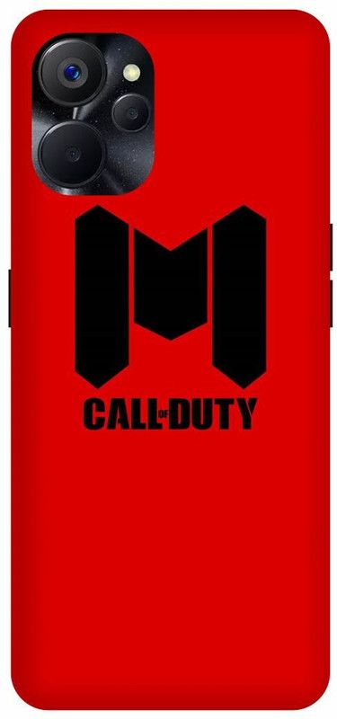DIKRO Back Cover for OPPO A96, CPH2333, CALL, OF, DUTY, FAMOUS, GAME  (Red, Hard Case, Pack of: 1)