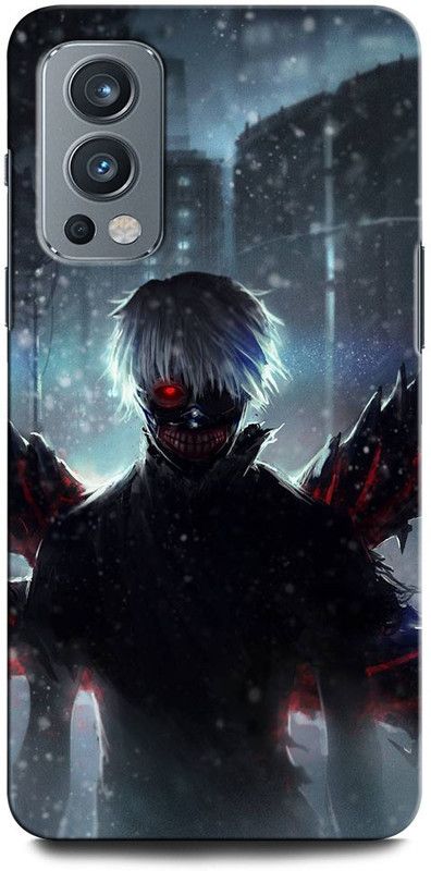 INTELLIZE Back Cover for ONE Plus NORD 2  (Blue, Black, Hard Case)