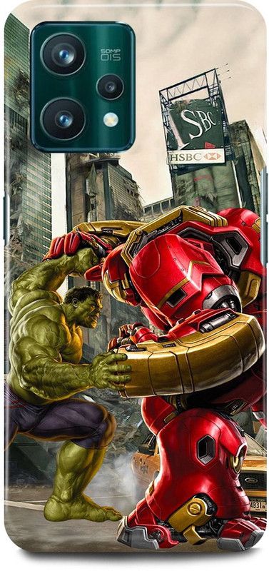 FIKORA Back Cover for Realme 9 Pro Plus 5G, HULK, ANGRY, HULK, MARVEL, SUPERHERO  (Multicolor, Hard Case, Pack of: 1)