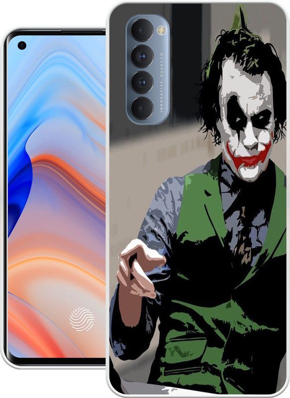Print maker Back Cover for Oppo Reno4 Pro Back Cover  (Multicolor, Grip Case, Silicon, Pack of: 1)