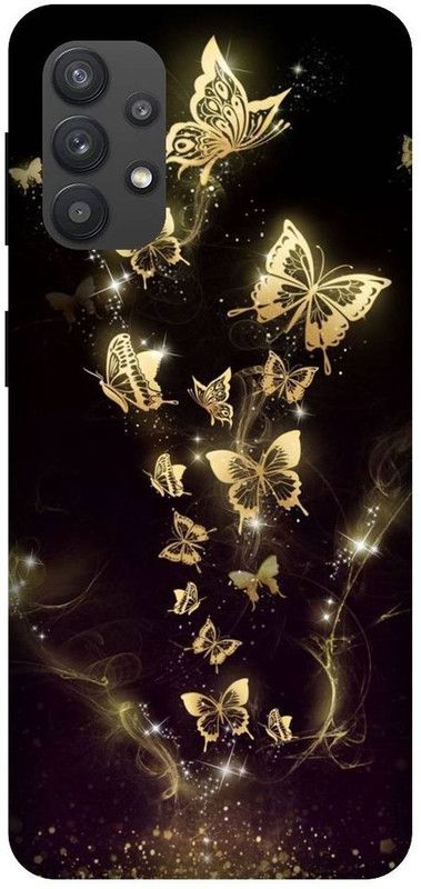 Yoprint Back Cover for Samsung Galaxy M32 Butterfly Printed cover  (Multicolor, Hard Case, Pack of: 1)