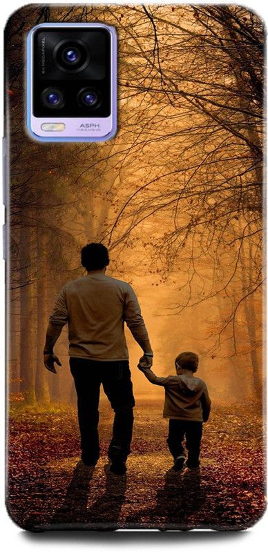 Afterglow Back Cover for Vivo V20 DAD SON, DAD LOVE, QUOTES, MOM DAD, DAD SON LOVE  (Multicolor, Shock Proof, Pack of: 1)