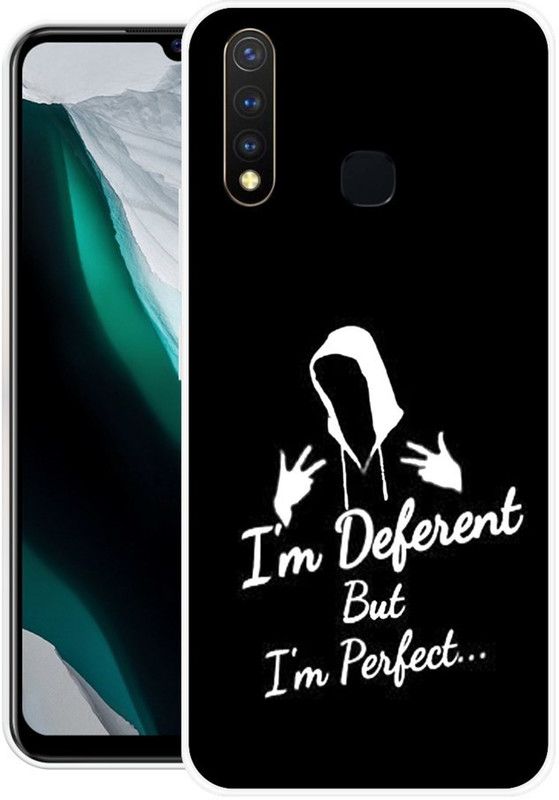 Pedimore Back Cover for Vivo U20  (Multicolor, Grip Case, Silicon, Pack of: 1)