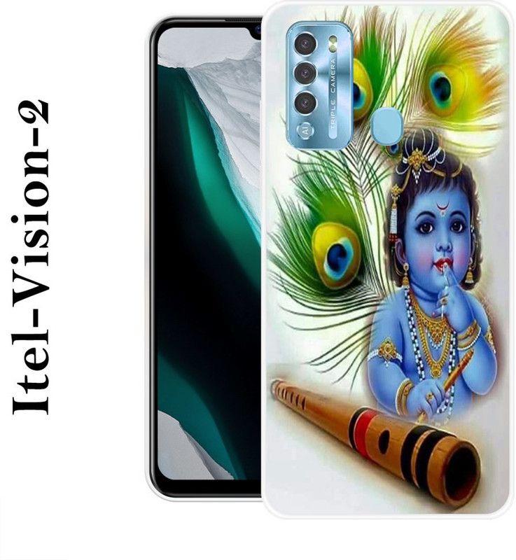 Sswastik Back Cover for Itel Vision 2  (Multicolor, Grip Case, Silicon)