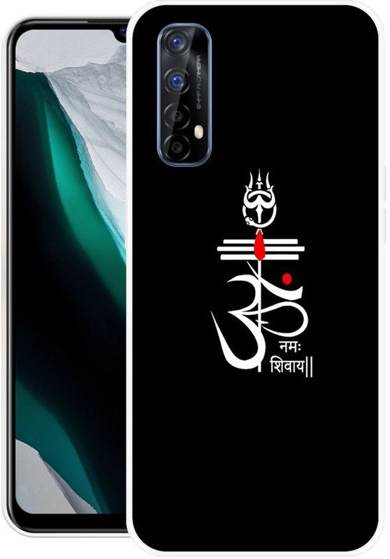 SUPER CASE Back Cover for Realme 7, Realme Narzo 20 Pro, Realme Narzo 30  (Black, White, Grip Case, Silicon)