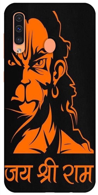 REALKING Back Cover for Samsung Galaxy M40  (Orange, Black, Grip Case, Silicon, Pack of: 1)