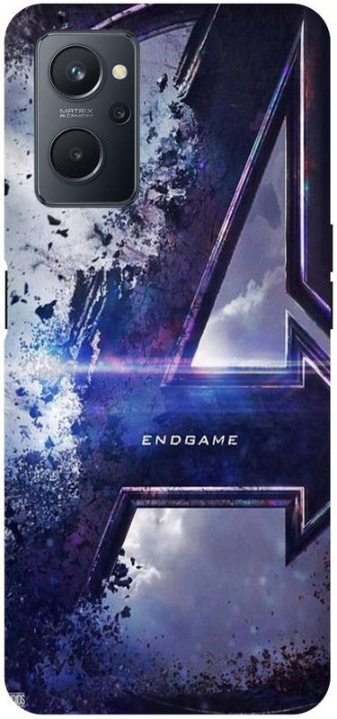 Bluvver Back Cover for OPPO A76, CPH2375 Printed Avenger Logo Mobile Back Cover  (Multicolor, Hard Case, Pack of: 1)