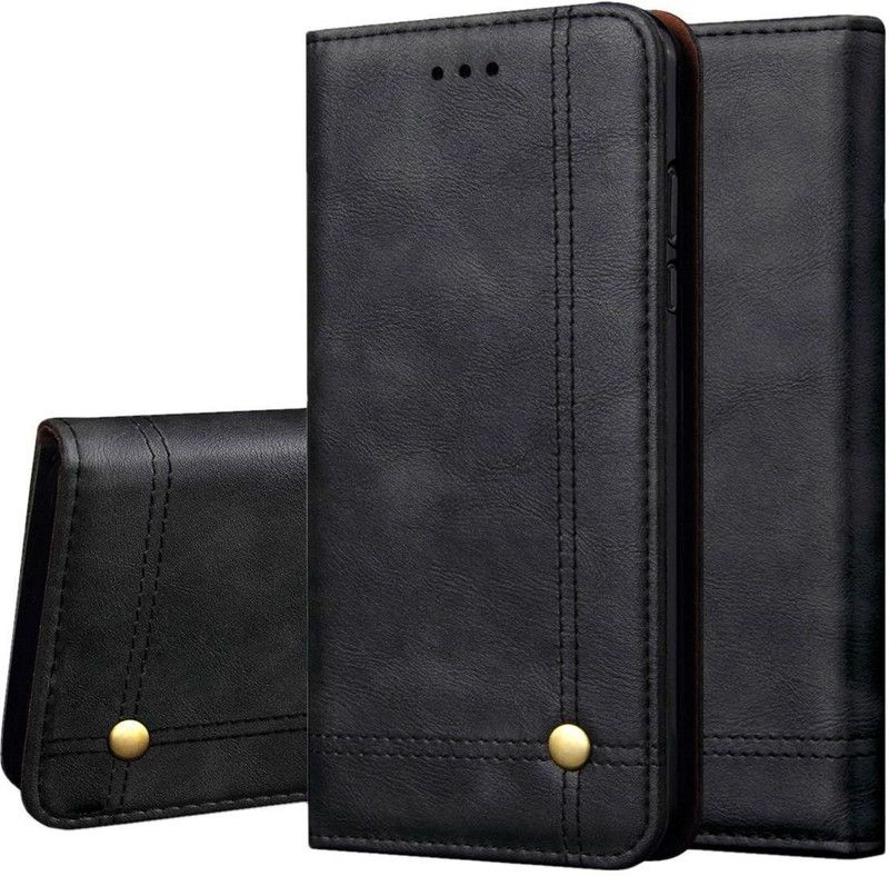 Pirum Wallet Case Cover for Samsung Galaxy M10  (Black, Dual Protection, Pack of: 1)