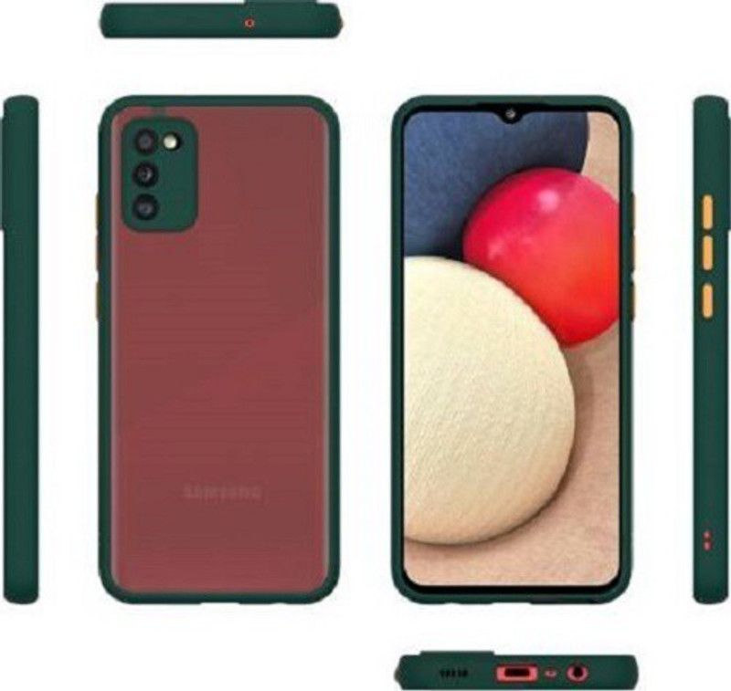 kentop Book Cover for Samsung Galaxy A03s, Samsung Galaxy F02s, Samsung Galaxy M02s, Samsung Galaxy A02s  (Green, Camera Bump Protector, Pack of: 1)