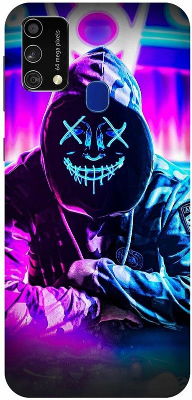 PICHKU Back Cover for SAMSUNG GALAXY F41-MARSHMELLO,DJ,MUSIC,MASK,ALAN,WALKER,JOKER,BOYS,CARTOON,NINJA  (Blue, Hard Case, Pack of: 1)