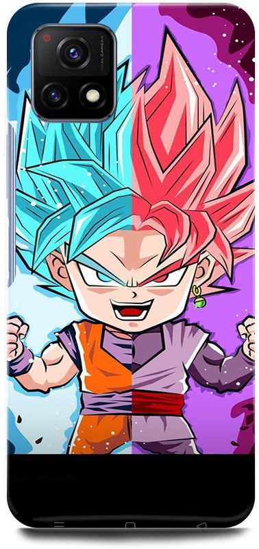 play fast Back Cover for Vivo Y72 5G, V2060 DRAGON, BALL, ART, GOKU, SON  (Multicolor, Hard Case, Pack of: 1)