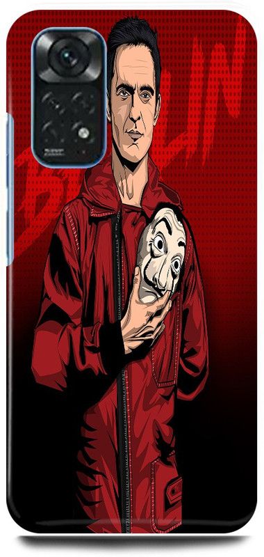 play fast Back Cover for Redmi Note 11 BERLIN, MONEY, HEIST, ACTOR  (Red, Hard Case, Pack of: 1)