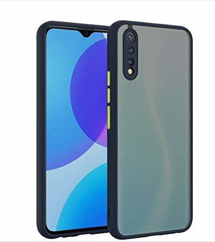 Empire Accessories Back Cover for Samusng M02 Smoked Matte Back 360 Degree Protection Protective Hard Case  (Blue, Pack of: 1)