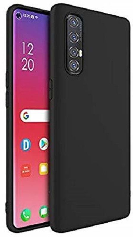 S-Hardline Back Cover for Oppo Find X2  (Black, Flexible, Pack of: 1)