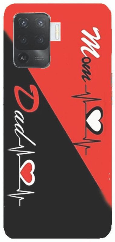 MY SWAG Back Cover for Oppo F19 Pro  (Black, Red, Grip Case)