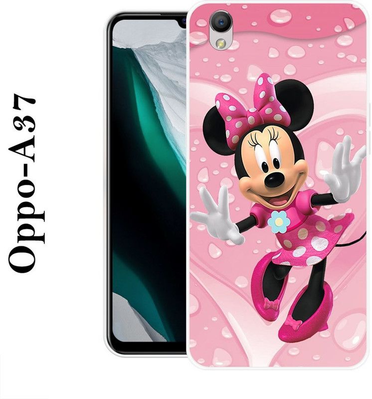 REALKING Back Cover for Oppo A37  (Multicolor, Silicon)