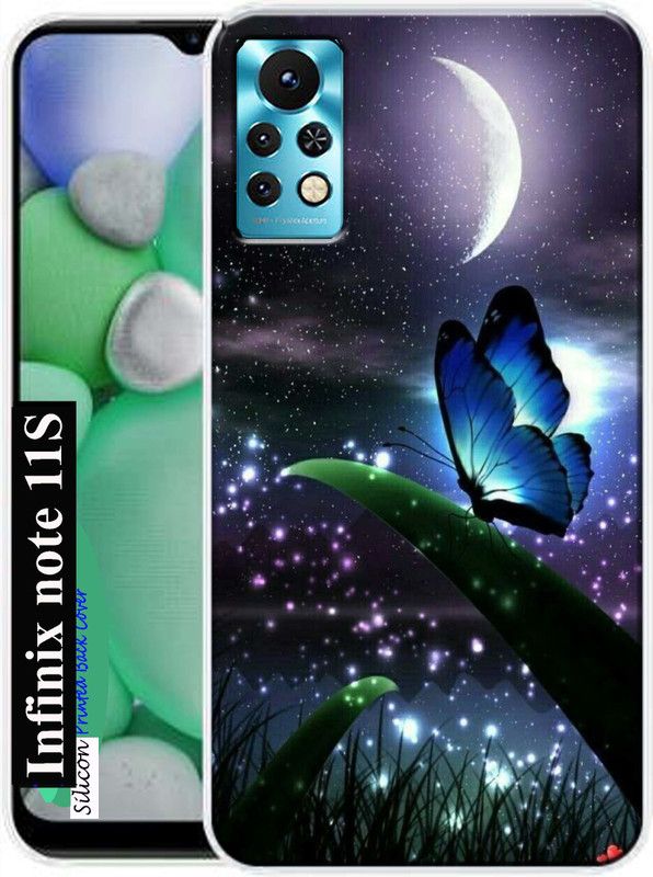 MORITZ Back Cover for Infinix Note 11S, Infinix Note 11S Back Cover  (Multicolor, Dual Protection, Silicon, Pack of: 1)
