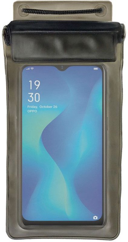 acd Pouch for Oppo A1K  (Black, Waterproof, Silicon)