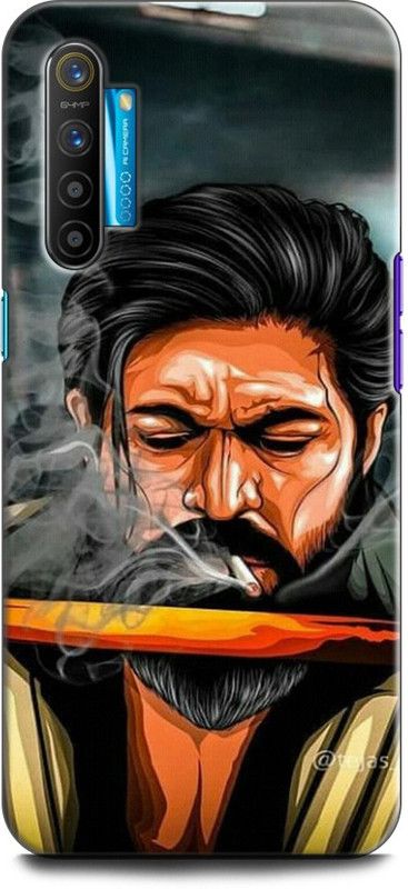 KEYCENT Back Cover for Realme X2, RMX1992 KGF, ROCKY BHAI, YASH, NAVEEN KUMAR GOWDA, SOUTH STAR, ACTOR  (Multicolor, Pack of: 1)