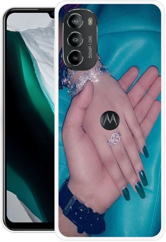 BAILAN Back Cover for Moto G82 5G, Moto G52 5G, Motorola G82 5G, Motorola G52 5G  (Beige, Blue, Silicon)