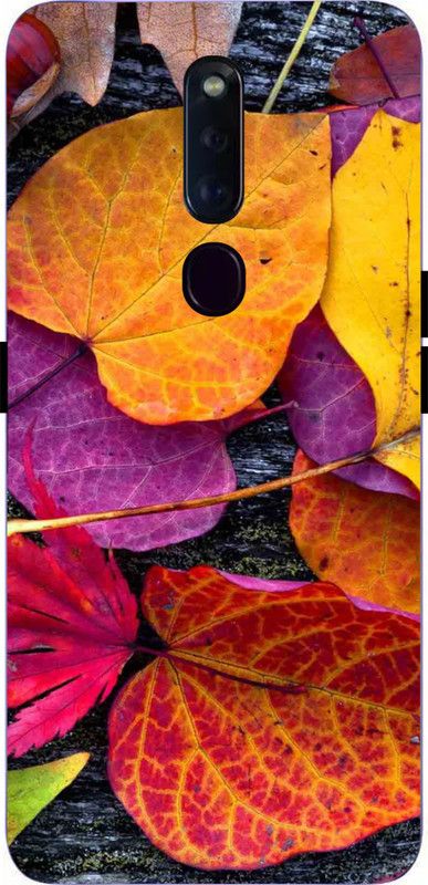 LIKELOOK Back Cover for Oppo F11 Pro, ( Leaves, Flower )  (Multicolor, Shock Proof, Pack of: 1)