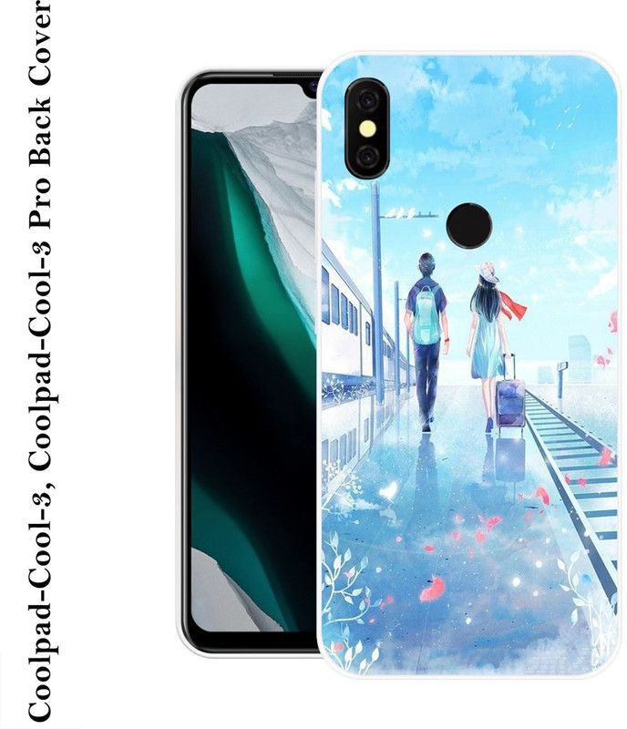 INDIALAND Back Cover for Coolpad Cool 3, Coolpad Cool 3 Pro  (Blue, Grip Case, Silicon)