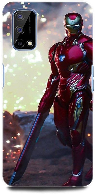 GRAFIQE Back Cover for Realme Narzo 30 Pro RMX2117 AVENGERS, MARVEL, AVENGER, COMIC, END GAME, IRON MAN, THANOS  (Multicolor, Shock Proof, Pack of: 1)