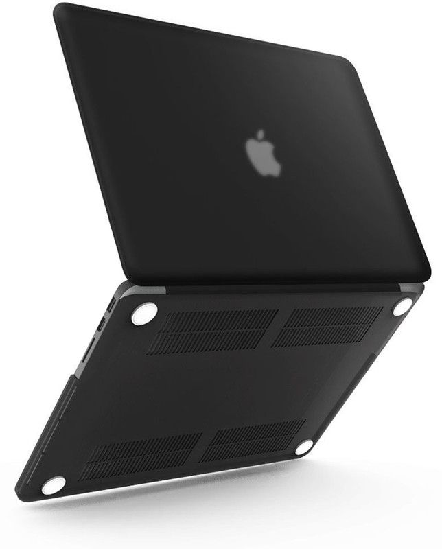 Kapa Back Cover for Apple Macbook Retina 13"  (Black, Pack of: 1)