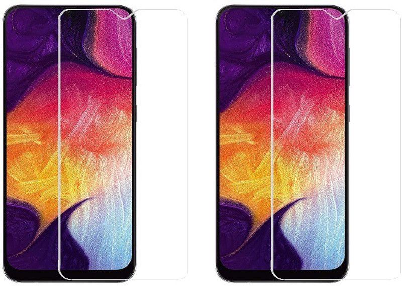 HOBBYTRONICS Tempered Glass Guard for Samsung Galaxy A20, Samsung Galaxy A30, Samsung Galaxy A30s, Samsung Galaxy A50, Samsung Galaxy A50s  (Pack of 2)