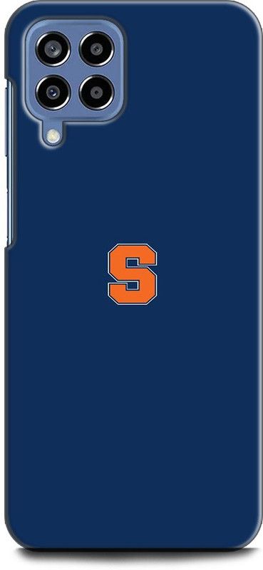 WallCraft Back Cover for SAMSUNG Galaxy M53 5G S, S LETTER, S NAME, S ALPHABET, DESIGN, BLUE  (Multicolor, Dual Protection, Pack of: 1)
