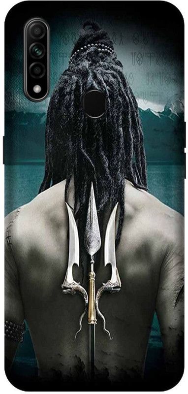 UMPRINT Back Cover for Oppo A31 God Shiva, Hindu God Printed Back Cover  (Multicolor, Hard Case)
