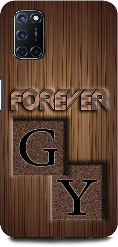 INTELLIZE Back Cover for OPPO A52 GY, G LOVE Y, Y LOVE G, G LETTER, Y LETTER, GY NAME  (Multicolor, Hard Case, Pack of: 1)