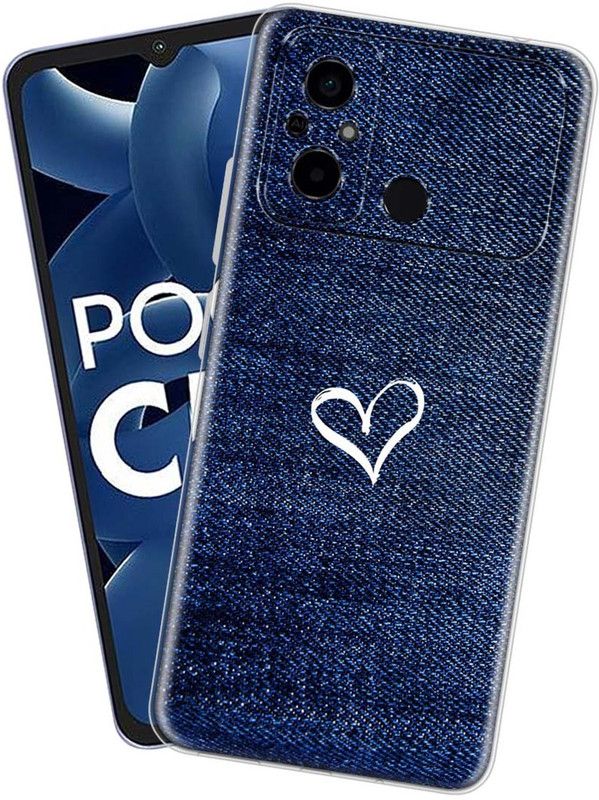 Nainz Back Cover for POCO C55  (Multicolor, Grip Case, Silicon, Pack of: 1)