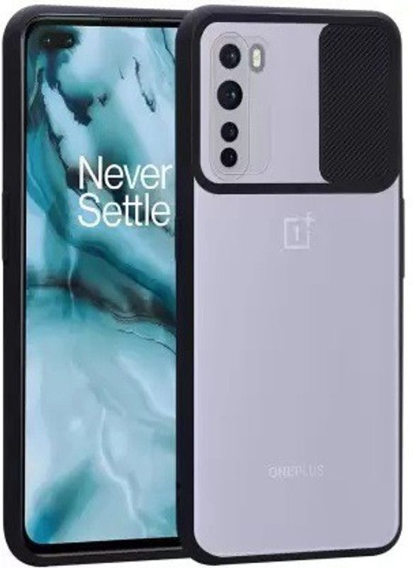 Bodoma Back Cover for OnePlus Nord  (Black, Grip Case, Silicon, Pack of: 1)