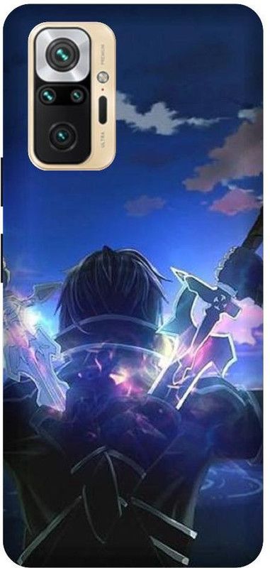 GRAFIQE Back Cover for REDMI Note 10 Pro Max M2101K6I NARUTO, ANIME, NEON, GOKU, SWORD ART ONLINE  (Multicolor, Shock Proof, Pack of: 1)