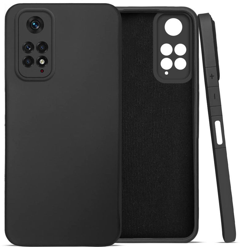 PStuff Back Cover for Xiaomi 11i, Mi 11i, Redmi 11i, Xiaomi 11i Hypercharge 5G  (Black, Matte Finish, Pack of: 1)