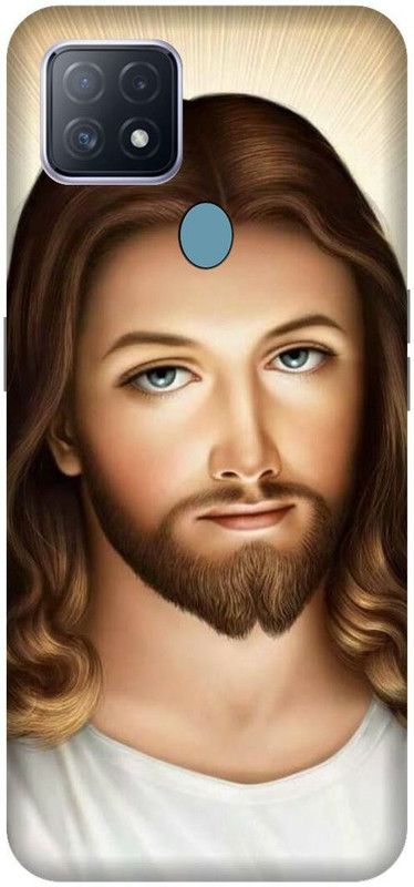 VS PRINT LINK Back Cover for OPPO A15s , CPH2179 ,Jesus Church Christian Printed cover  (Yellow, Hard Case, Pack of: 1)