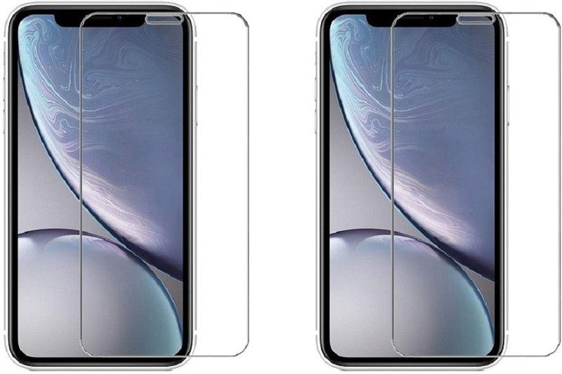 HOBBYTRONICS Tempered Glass Guard for Apple iPhone XR  (Pack of 2)