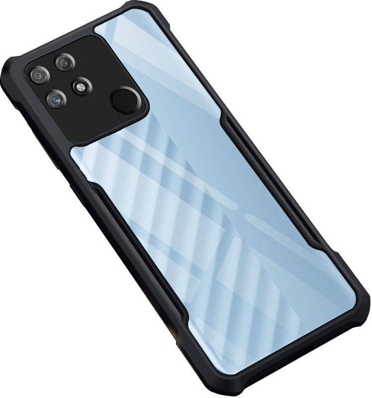 Amzio Back Cover for Realme Narzo 50A  (Transparent, Camera Bump Protector)