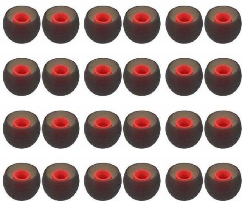 THE DARK NIGHT Qweezer (Pack of 24, Gray, Red) Premium Quality Silicon... In The Ear Headphone Cushion  (Pack of 24, gray, red)