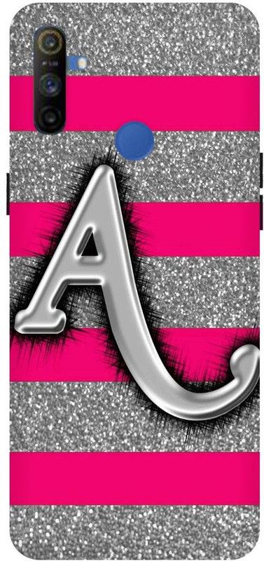 PICHKU Back Cover for NARZO 20A-RMX2050-S,LATTER,ALPHABET,NAME,DESIGN,LIFE,LINE,GIRLS,BOYS,LOVE  (Pink, Hard Case, Pack of: 1)