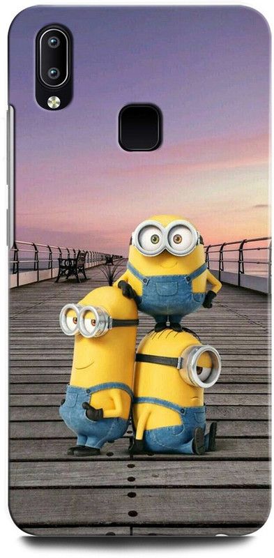 ORBIQE Back Cover for ViVO V9 Pro 1851 MINIONS, FUNNYMINIONS, COMIC, MOVIE, CARTOON  (Multicolor, Hard Case, Pack of: 1)