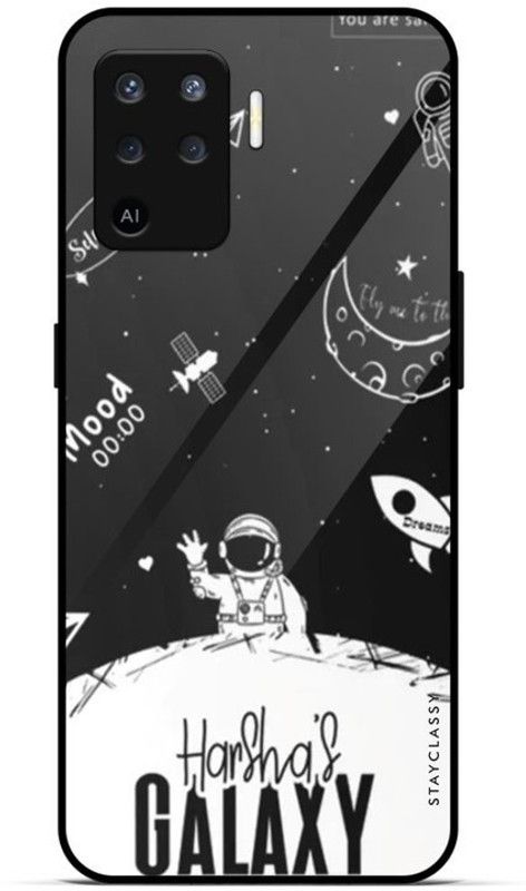 StayClassy Back Cover for Oppo F19 Pro  (Black, Pack of: 1)