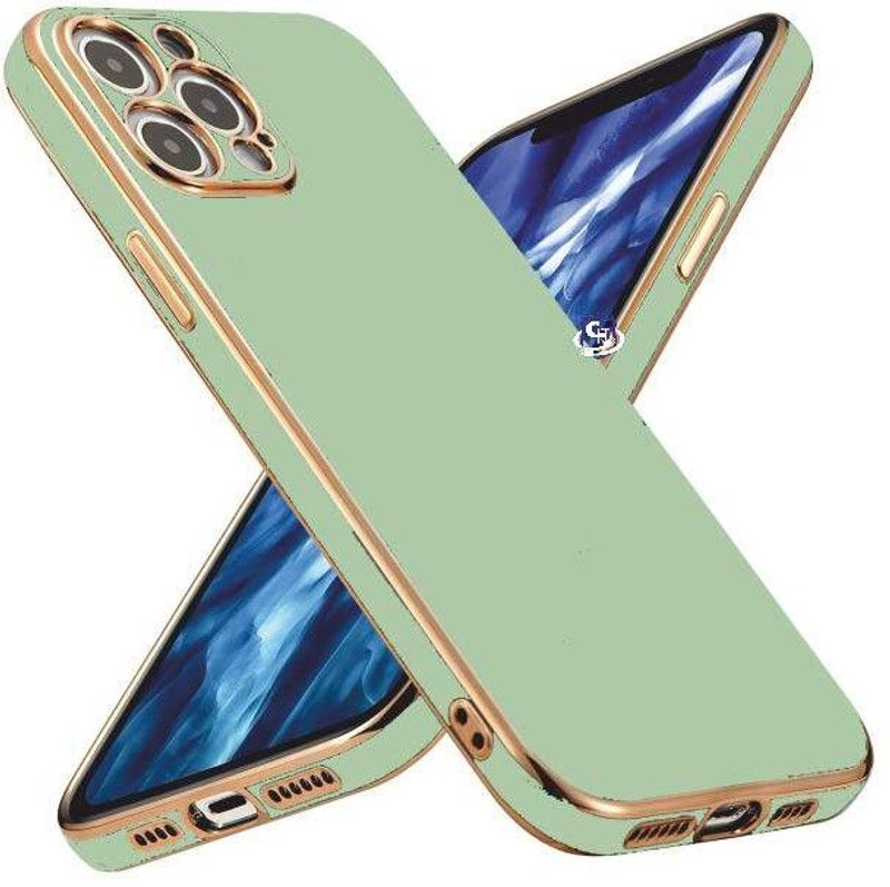 casohitech Back Cover for Apple iPhone 14 Pro Mint Green  (Green, Silicon, Pack of: 1)