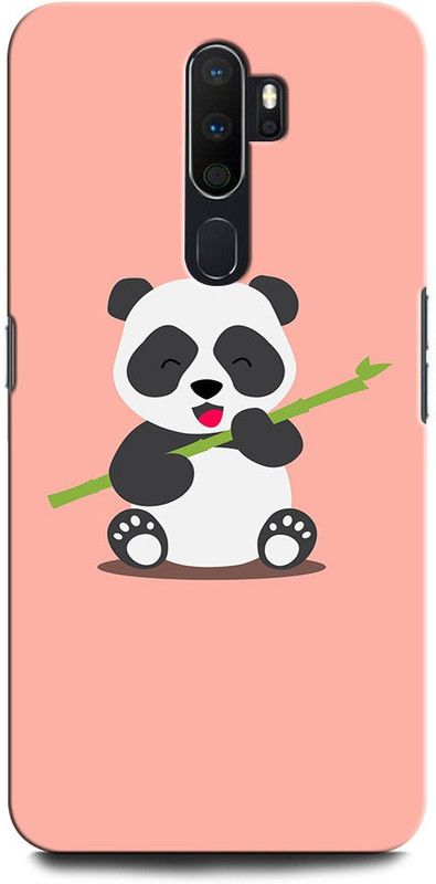 INTELLIZE Back Cover for OPPO A9 2020 PANDA, LOVE, BEAR, AMOR, ANIMATION HEART  (Multicolor, Hard Case, Pack of: 1)